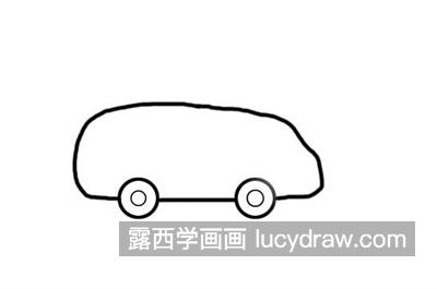 简单又帅气的小汽车简笔画教程 维基体育漂亮的彩色小汽车怎么画好看(图3)