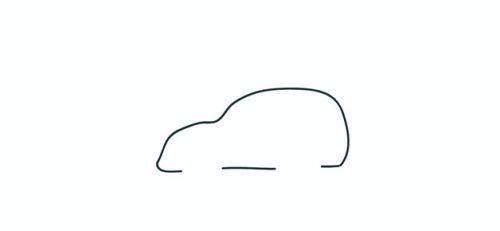易学又简单的小汽车简笔画怎么画 简单又带颜色的汽车简笔画教程带步骤维基体育(图1)